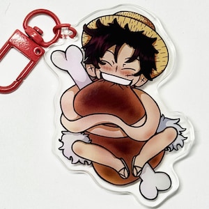 Straw Hat Crew 2.5” Double sided acrylic keychains