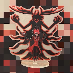 Radio Demon and Shadow  5x5 Acrylic Standee