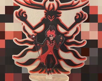 Radio Demon and Shadow  5x5 Acrylic Standee
