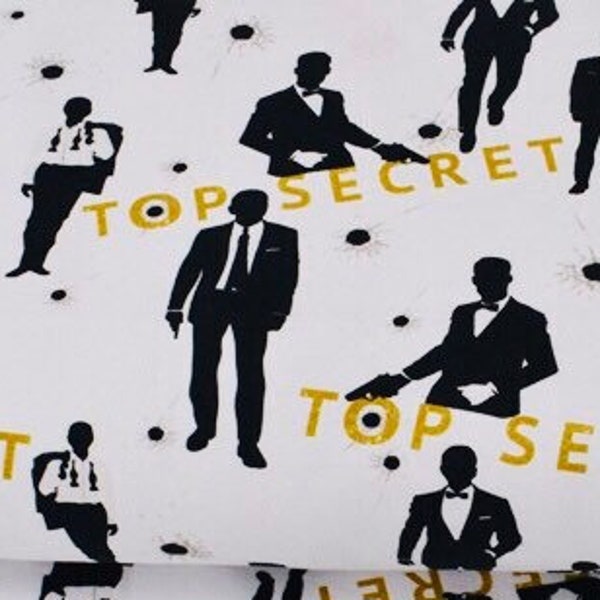 French Terry Print - Top Secret- KATINOH