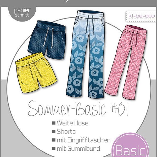 Papier-Schnittmuster Sommer-Basic #01 - ki-ba-doo