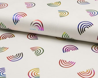 83 cm Jersey Rainbow Foil Printing