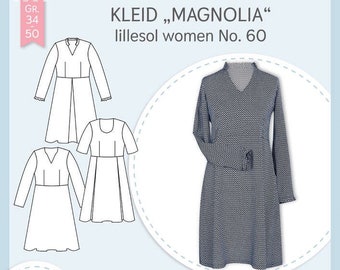 Papier-Schnittmuster Kleid Magnolia - lillesol woman No. 60 - lillesol & pelle