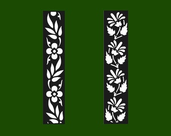 Kwiaty Pliki Dxf Etsy