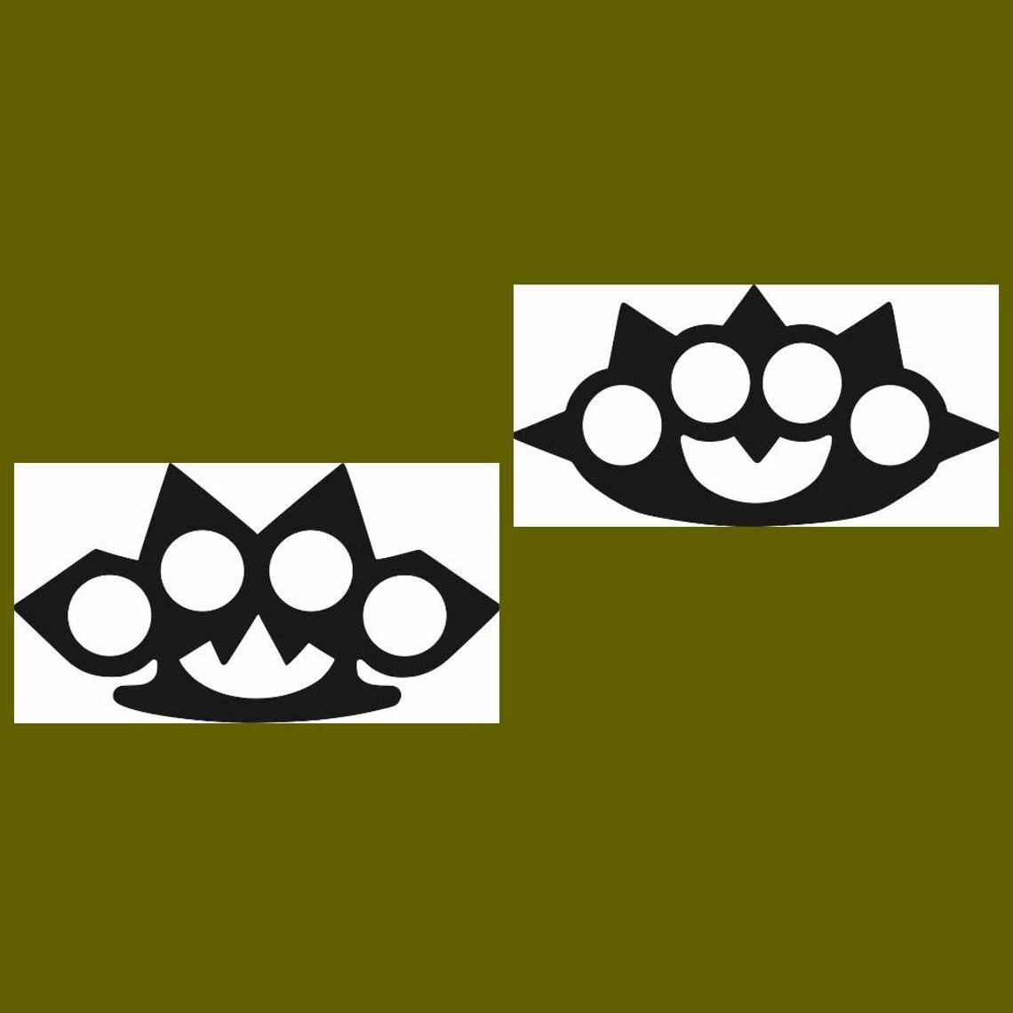 Brass knuckles dxf Brass knuckles keychain Brass knuckles Etsy