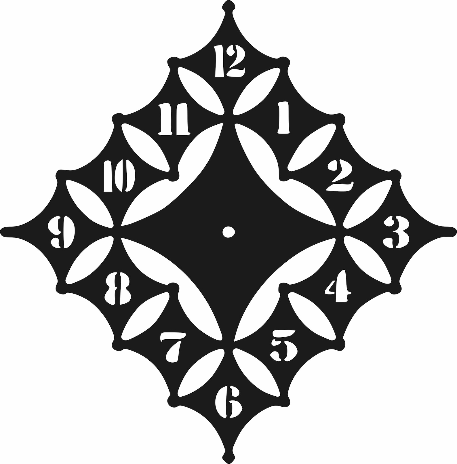 Clock pattern 14pics dxf cdr svg jpg ai File Ready for CNC Etsy