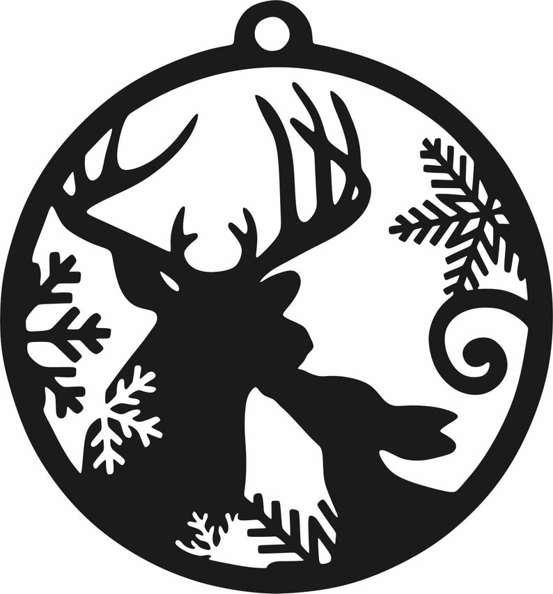 Download Deer Mother and child Deer dxf cdr svg jpg ai. DXF and | Etsy