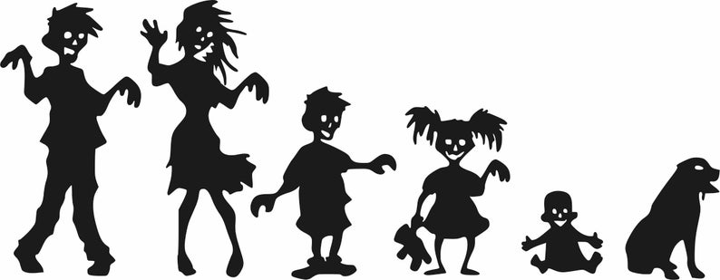 Free Free 299 Zombie Family Svg Free SVG PNG EPS DXF File