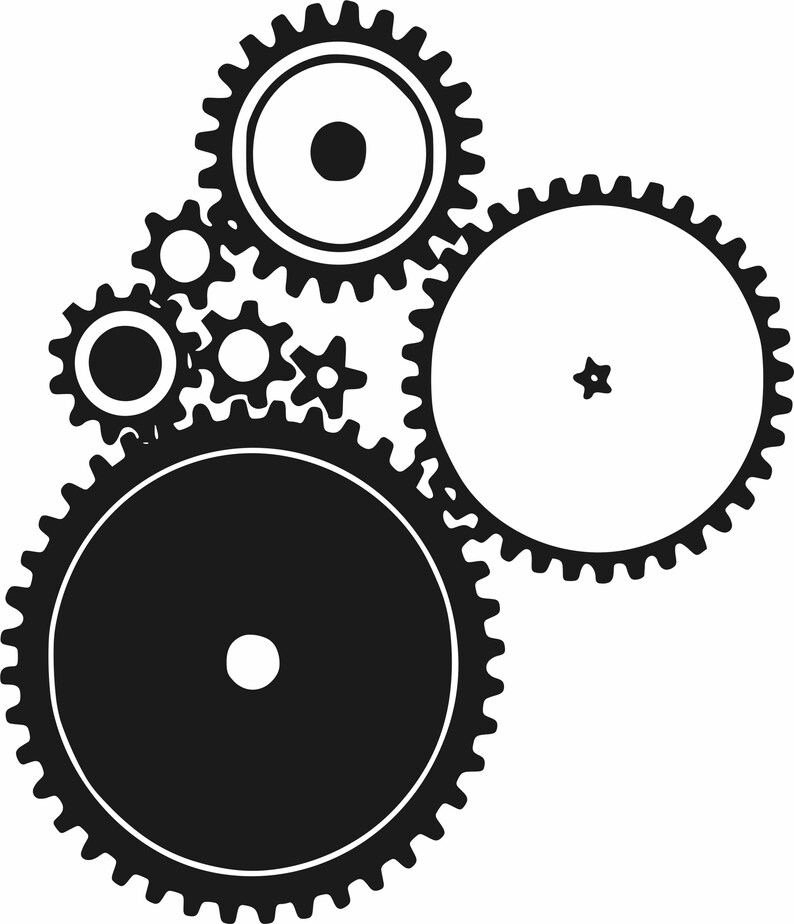 Pattern Svg File 4pics Dxf Cdr Svg Jpg Files CNC Cut Gears Etsy Canada