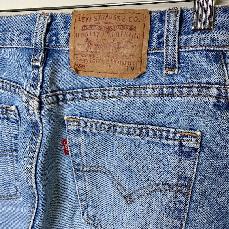 27 Waist Vintage Levis 555 Guys Fit Mid Rise Women's | Etsy