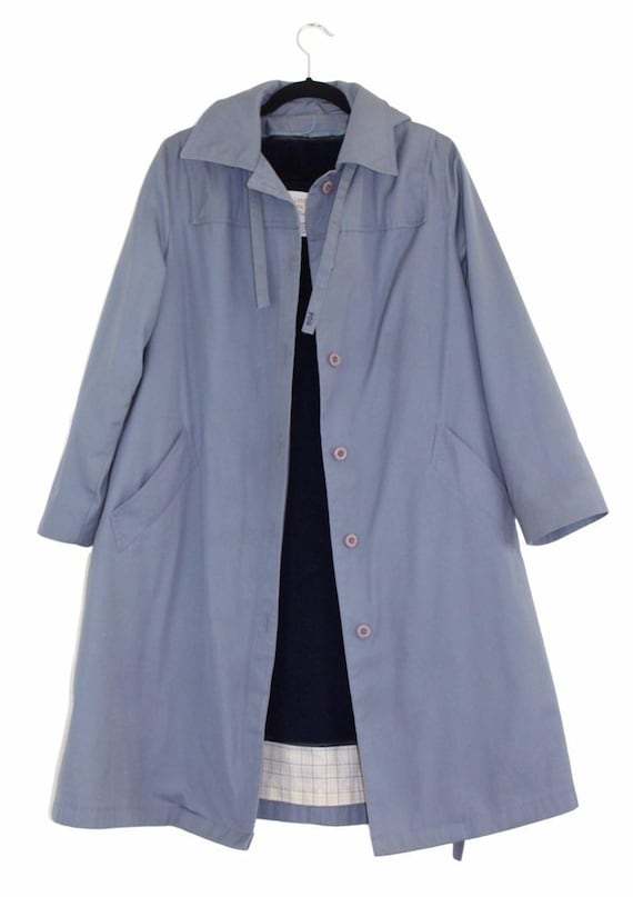 London Fog Trench Coat Removable Lining and Hood V