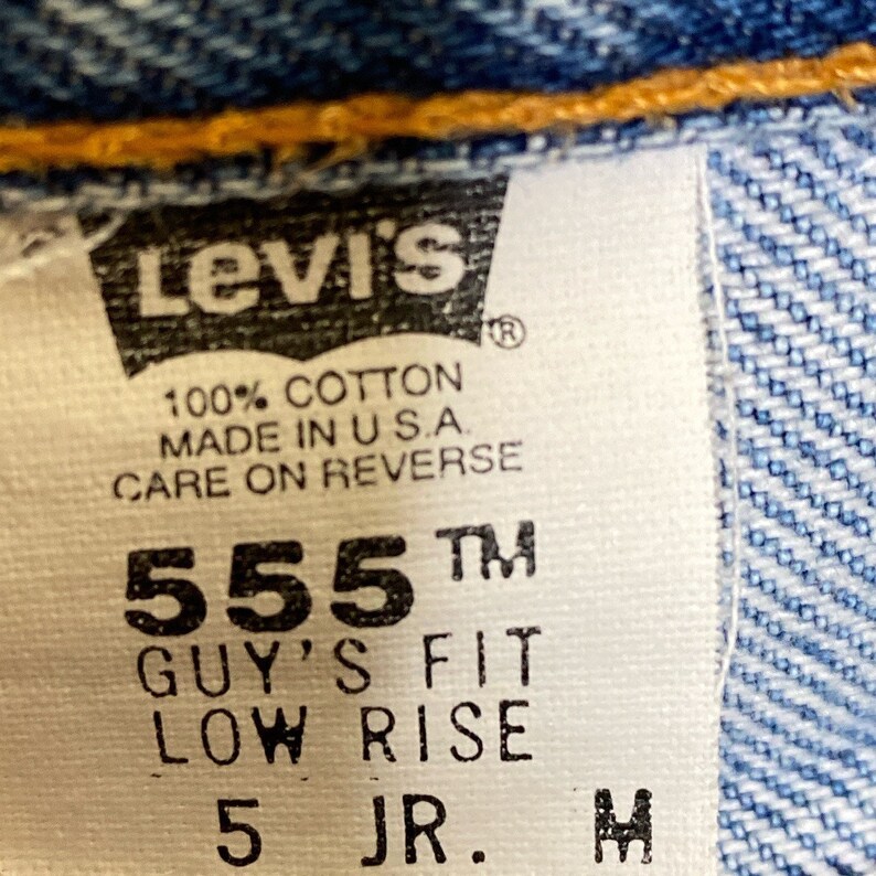 levis 555 guys fit