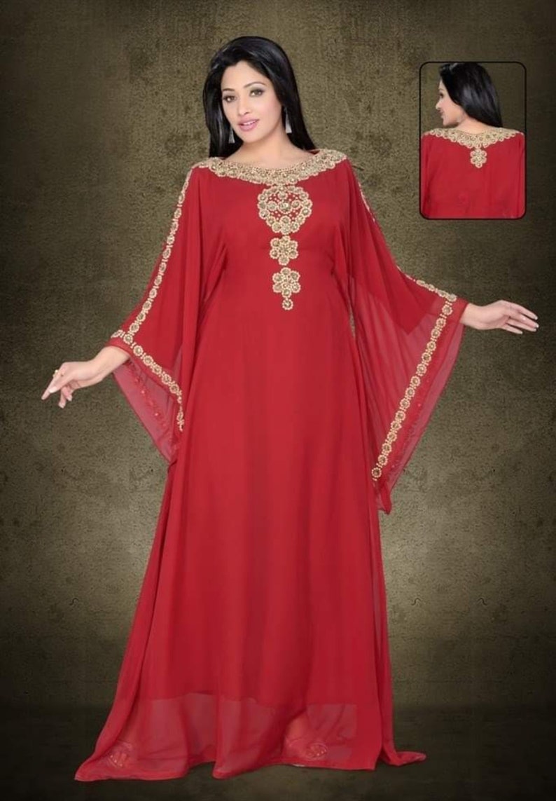 Burgundy Dubai Moroccan Islamic Vary Fancy Kaftan Farasha Jalabiya Jilbab Wedding Gown Arabic Floor Length Beach African Dress Women Gown