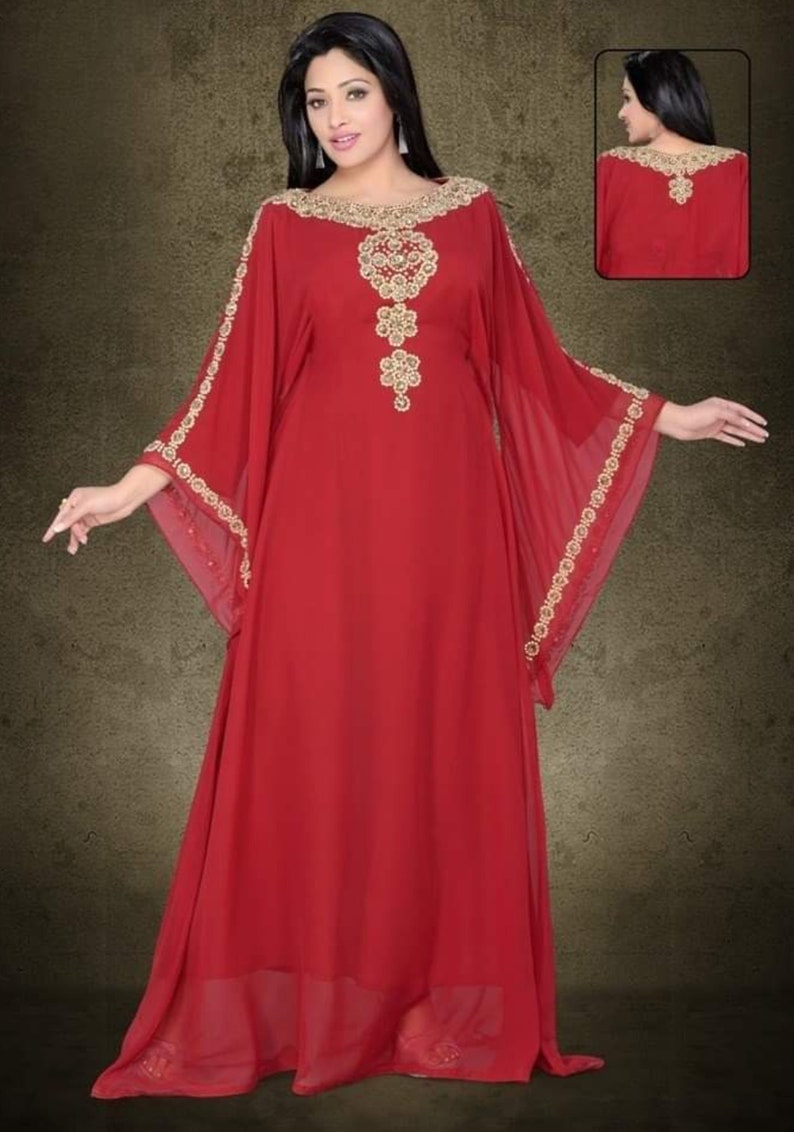 Burgundy Dubai Moroccan Islamic Vary Fancy Kaftan Farasha Jalabiya Jilbab Wedding Gown Arabic Floor Length Beach African Dress Women Gown