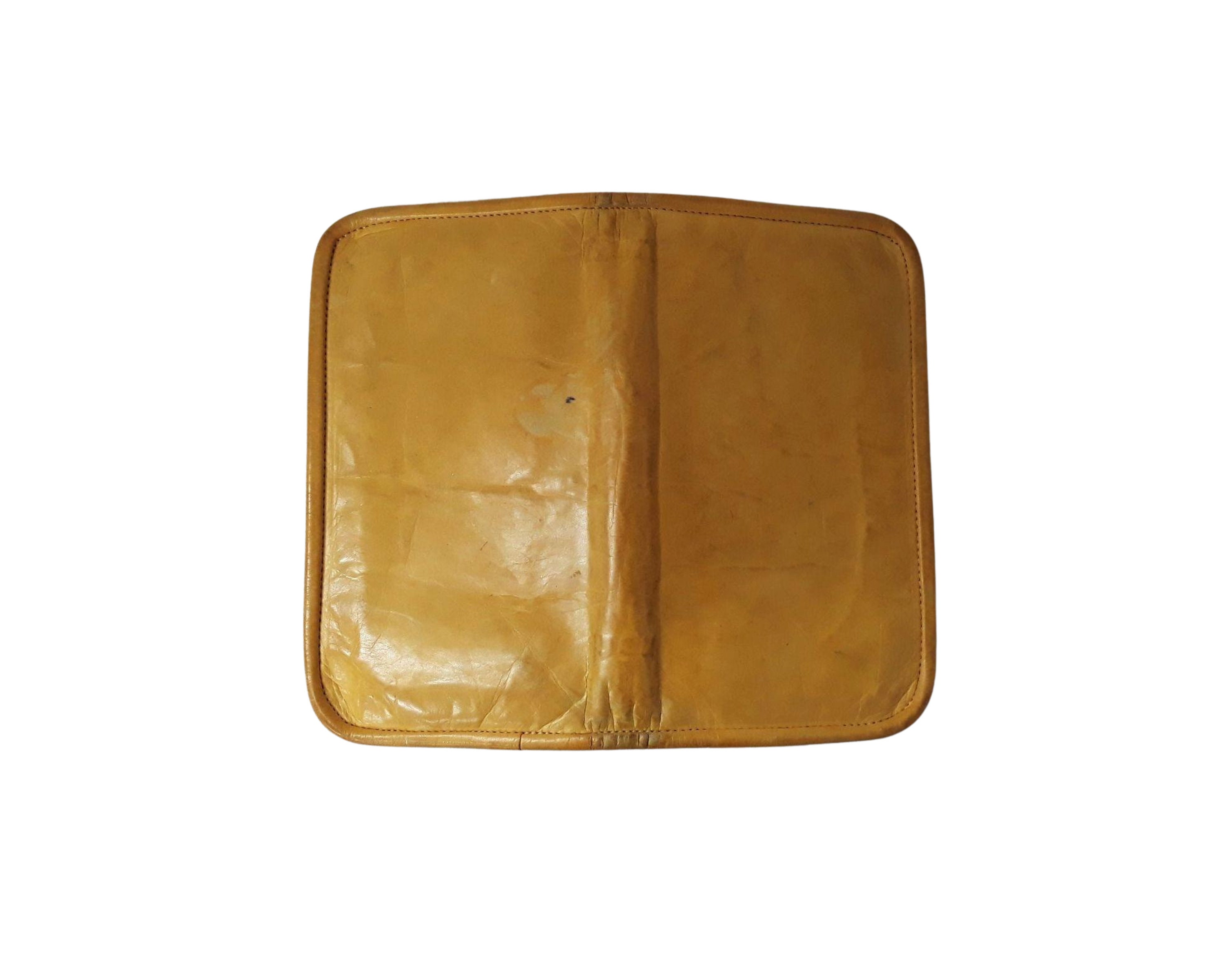 Vintage M0851 Butter Beige Tan Calfskin Leather Crossbody 
