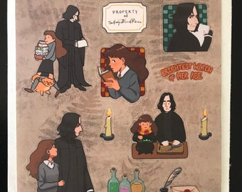 Potions Master and Apprentice Sticker Sheet