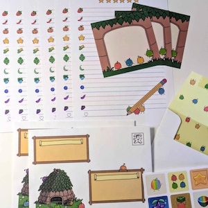 Juego de escritura de cartas de Junimo