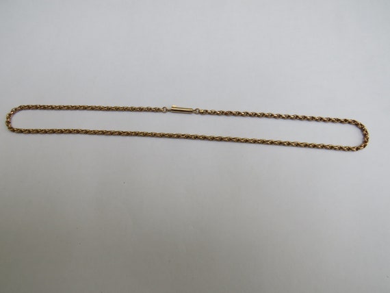 EDWARDIAN 9CT GOLD CHOKER necklace