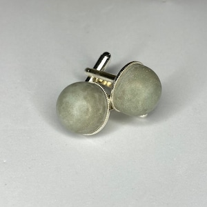 Concrete cufflinks