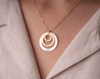 Collier prénom personnalisé, collier nom de famille personnalisé, collier prénom pour bébé, bijoux prénom enfant, collier pour maman, cadeaux pour elle