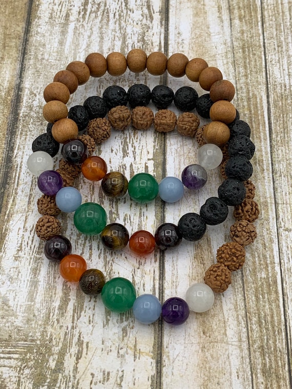 Tiger 7 Chakra Bracelet - Pandit.com