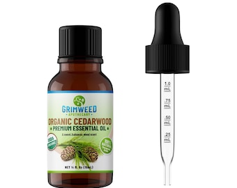 Organic Cedarwood Essential Oil - Pure Therapeutic Grade (15mL)