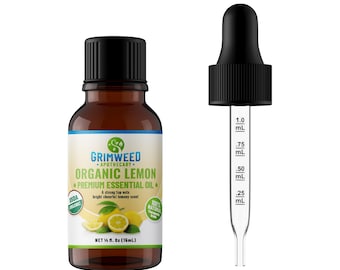 Olio essenziale di limone biologico (15 ml): aromaterapia spremuta a freddo