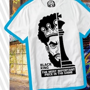 Black King Il pezzo più importante del gioco svg, Pezzo degli scacchi, Black History svg, Beard Man, Cut Files, File per Cricut, Download istantaneo