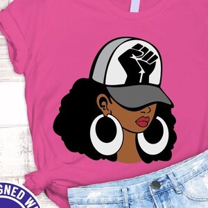 Black Woman svg, Fist svg, Power svg, Melanin, African American, Black Woman, Black History svg, File for Cricut, Silhouette, Cut Files