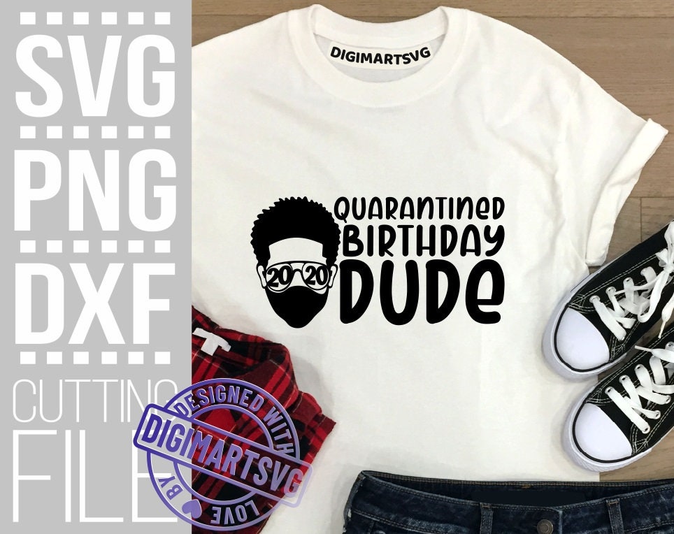 Download Quarantined Birthday Dude svg, African, Afro Boy svg ...