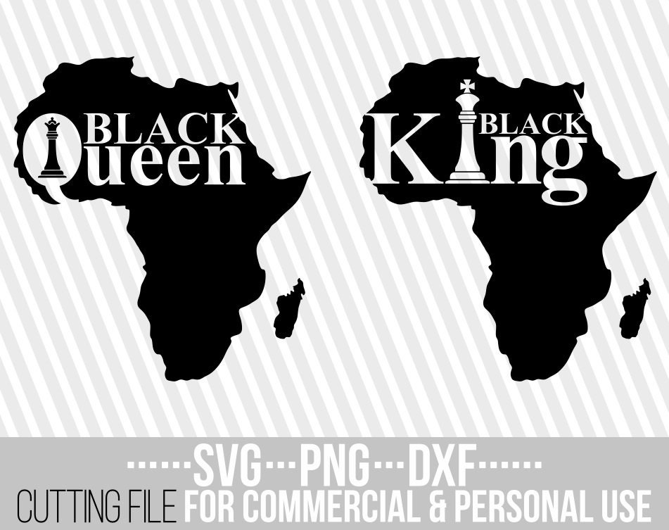 Download Black King svg, Black Queen svg, Africa Map, African ...