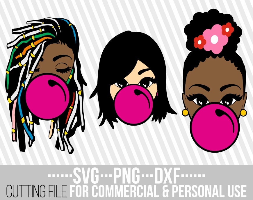 Download 3x Beauty Woman Svg Melanin Poppin Vector Black Woman Svg Dreadlocks Black Girl Magic Svg File For Cricut Silhouette Instant Download