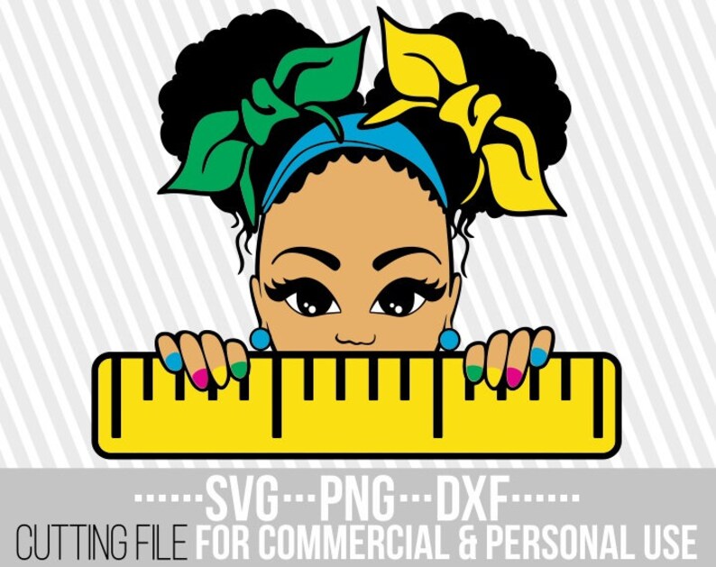 Download Peeking Girl Svg Back To School Africa Layered Svg Ruler Svg Peek Cuttable Vector Files Silhouette Instant Download File For Cricut Clip Art Art Collectibles