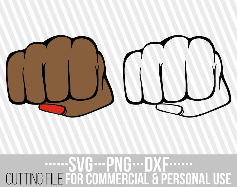 Download Silhouette Power Svg Melanin Svg Hand Svg File For Cricut Instant Download Black Woman Svg Punch Svg Man Svg Fist Svg Fingers Svg Clip Art Art Collectibles