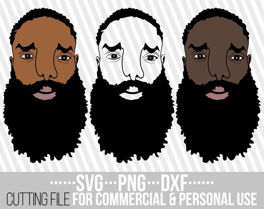 Download Amazing Beard Man Svg Hipster Svg Father S Day Svg Beard Life Long Beard File For Cricut Vector Silhouette Instant Download Cuttable