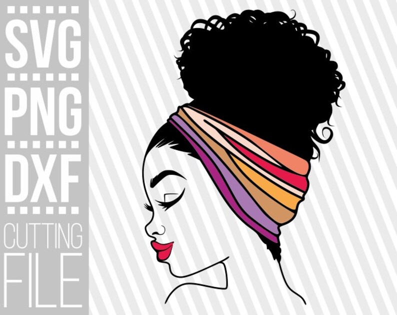 Download Black Girl svg Afro woman SVG headband svg sexy lady | Etsy