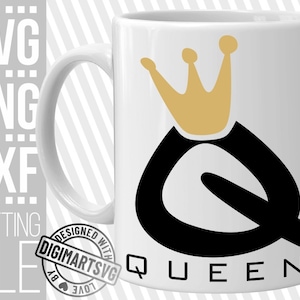 Queen svg, Afro Woman svg, Woman, Afro svg, Melanin svg, Black History svg, African American, Datei für Cricut, Sofortiger Download, Sublimation