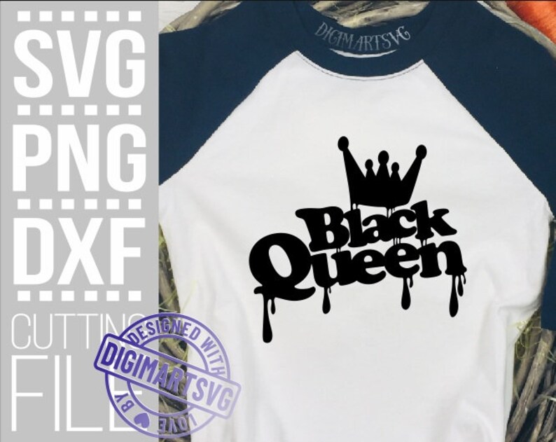 Download Black Queen svg Dripping svg Crown svg Princess svg Black ...