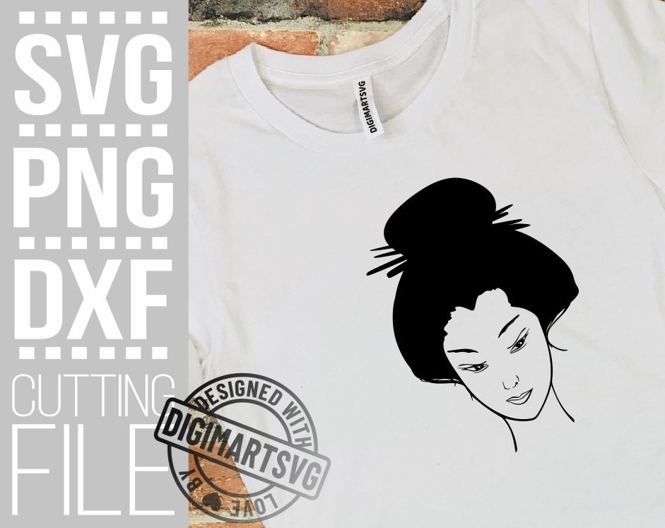 Download 10x Asian Woman Bundle Svg Chinese Svg Japan Thai Girl Svg Melanin Face Mask Melanin File For Cricut Silhouette Instant Download