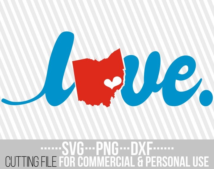 Download Love Ohio Svg America Vector My Roots Svg Ohio Svg State Svg Map Usa Silhouettes File For Cricut Printable Instant Download