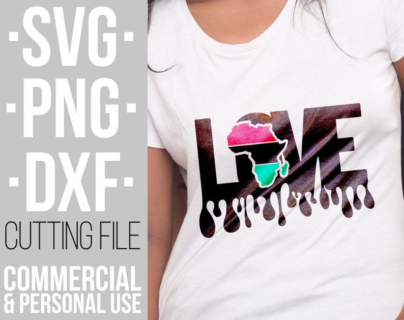 Download Love Africa drip svg Black Girl Magic Afro woman Black | Etsy