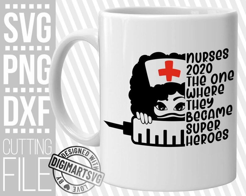 Download Nurse 2020 svg Peeking Girl svg Black Woman Grad svg | Etsy