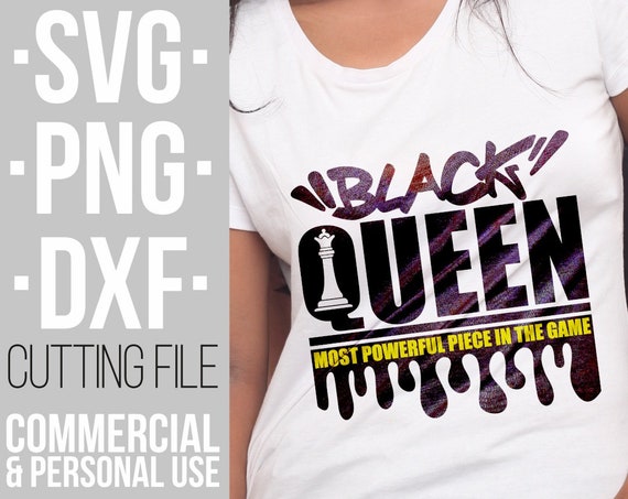 Black Queen svg, Chess Piece SVG, Afro woman svg, Melanin, Black Girl Magic, Africa, Dripping, File for Cricut, Vector, Instant download