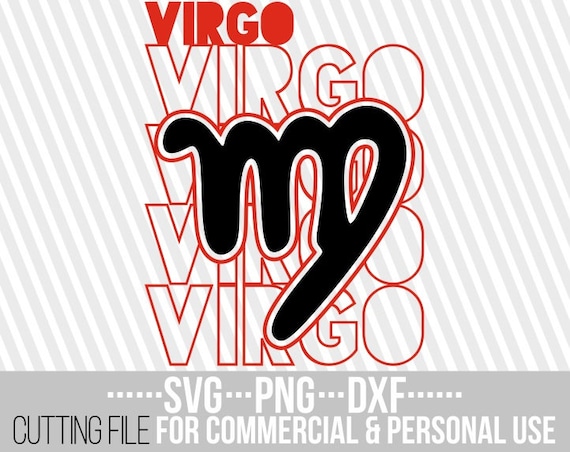 Download Virgo Svg Zodiac Sign Svg Horoscope Dxf Astrology Svg Etsy