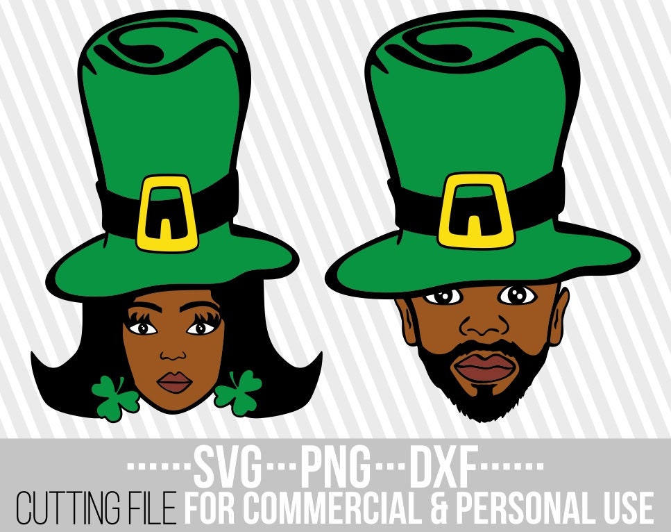 Download St Patricks Day svg, Black Woman svg, Clovers svg, Melanin ...