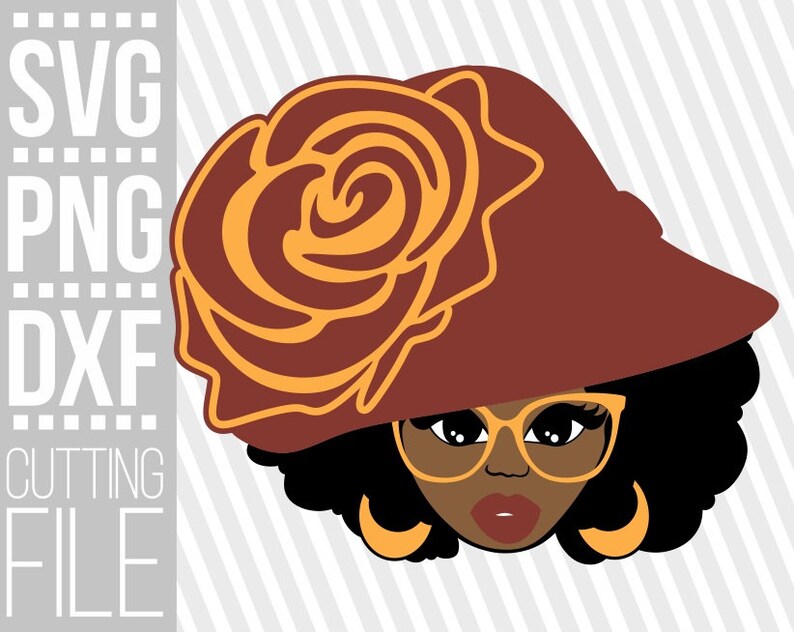 Free Free 153 Black Woman With Glasses Svg Free SVG PNG EPS DXF File