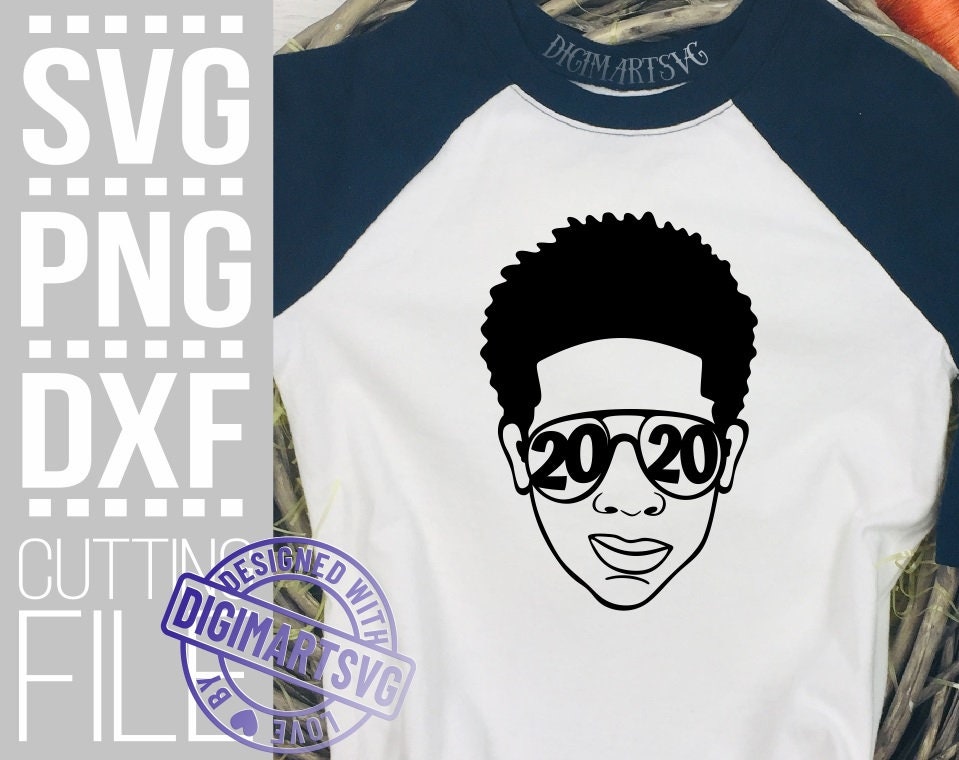 Download Afro Boy In Sunglasses 2020 Svg African Black Boy Svg Melanin Svg Afro Man Svg File For Cricut Silhouette Instant Download Cuttable