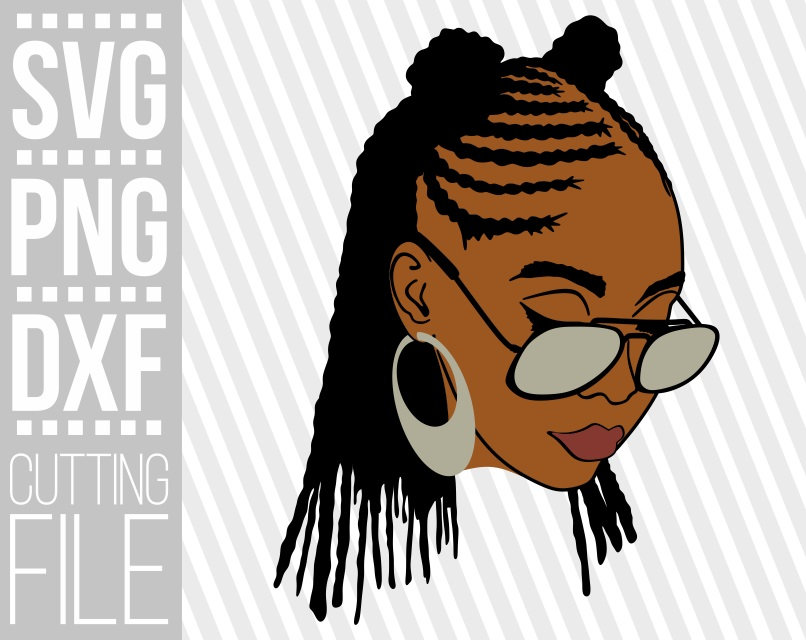 Woman With Glasses Svg Black Woman Svg Dripping Svg Birthday Svg ...