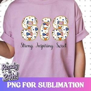 Ganso patriótico personalizado PNG, Ganso con lazo de EE. UU. con tu texto, Sublimación 4 de julio, Patriótico, Camiseta a juego PNG, Letras de garabatos, Punto