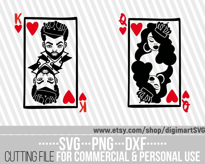 送料税込【King Ice】KING AND QUEEN OF HEARTS カードガード♪ King of Hearts Card - Etsy